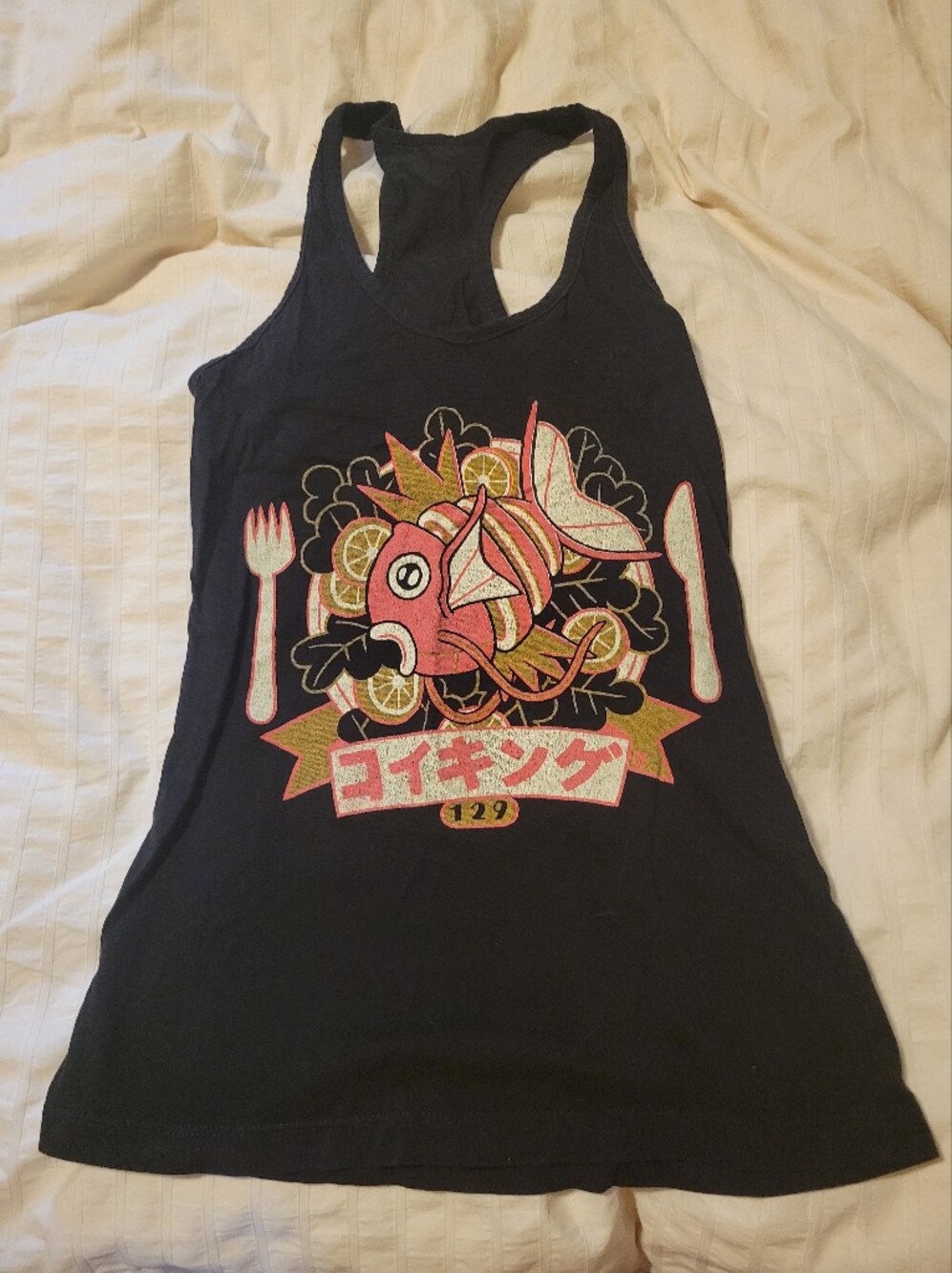 Magicarp Black Razorback Tank -small